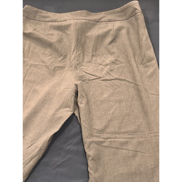 Roz & Ali Womens Plus Size 22 Grey Elastic Waist Straight Leg Dress Pants Office - Picture 9 of 15